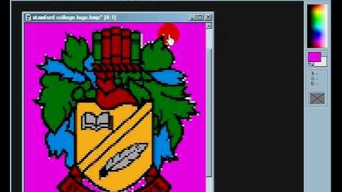 Adding A Logo To A video (Part1) Create BMP file With Invisible Background In Pink