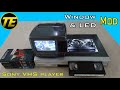 How to window and LED mod a Sony VHS player