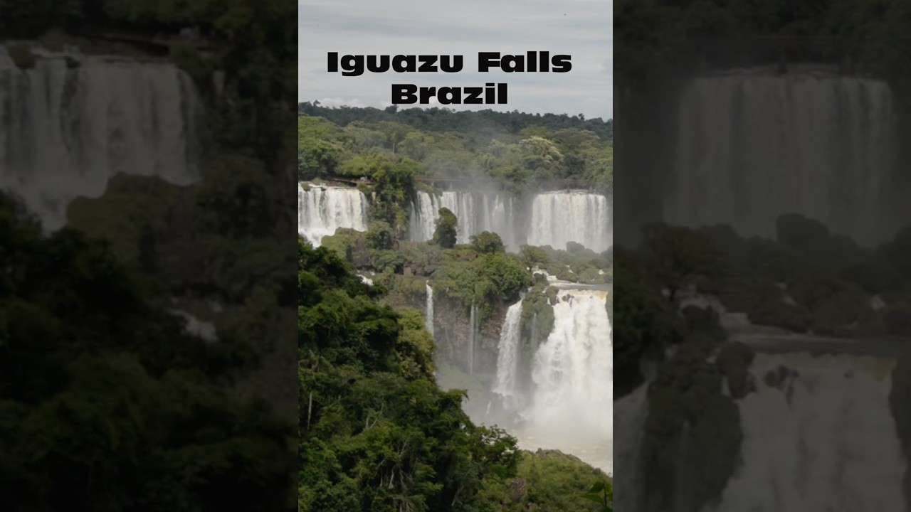 Iguazu Falls, Brazil 🇧🇷 | The World’s Most Spectacular Waterfalls! #Shorts