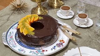 Yumuşacık portakallı kakaolu kek yapıyoruz🍊 Mis kokulu, kolay ve lezzetli😍👌🏻