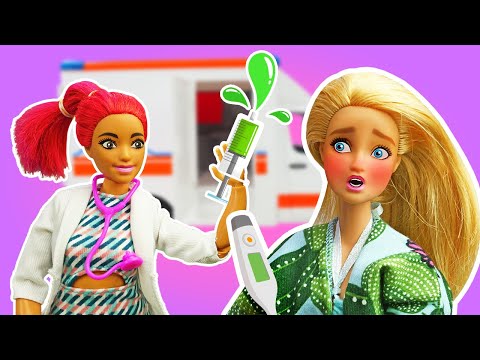видео: Что случилось с Барби? Кукла вызывает врача 😷😰 Видео для девочек Влог Барби