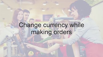 Change currency while making order - RockPOS