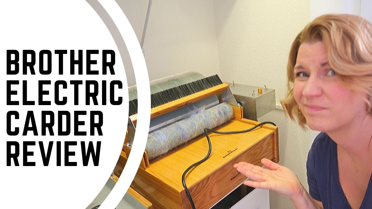 REVIEWING THE BROTHER EXTRA WIDE MOTORIZED DRUMCARDER! Where I Got It, How I Like It!