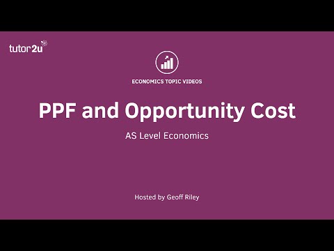 PPF and Opportunity Cost I A Level and IB Economics