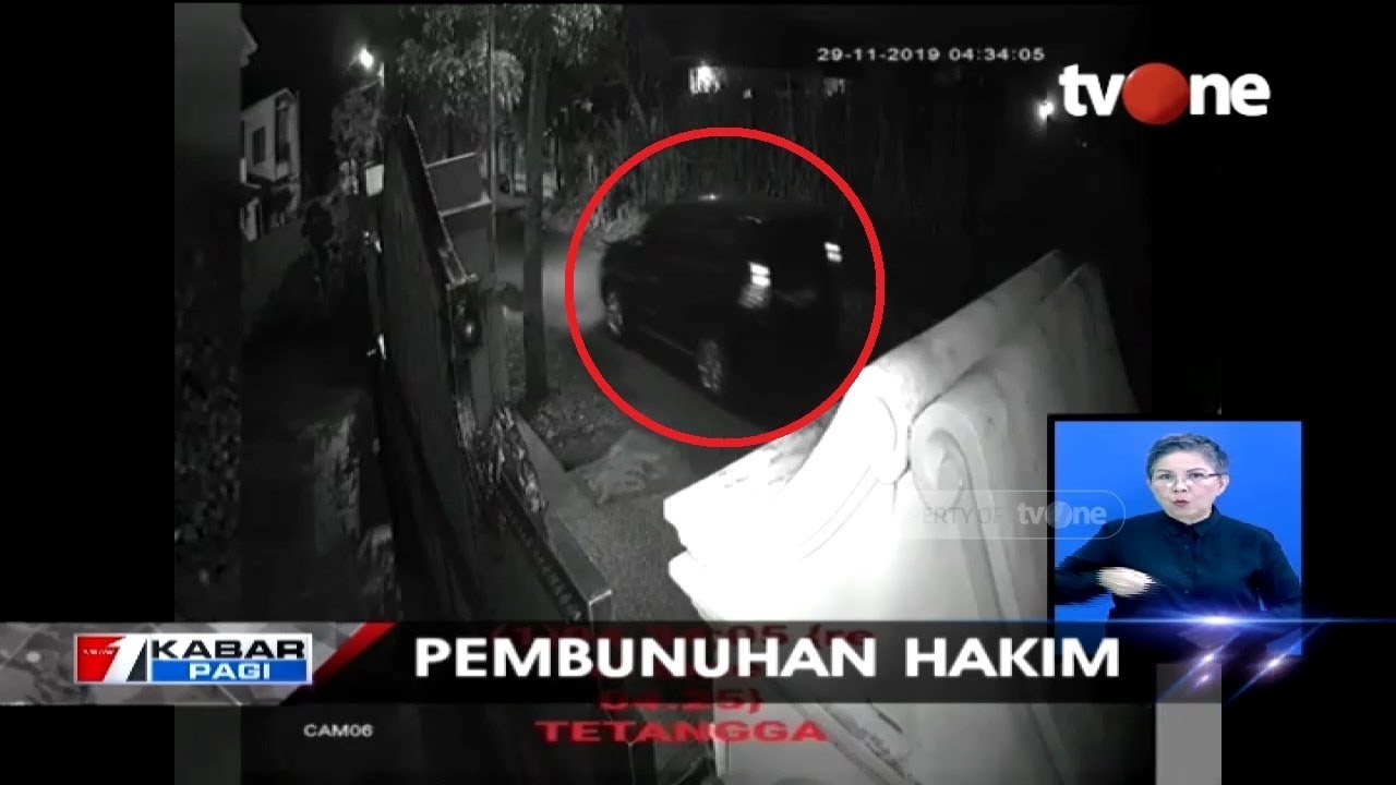Geger! Detik-detik Pembunuhan Hakim di Medan Terekam CCTV
