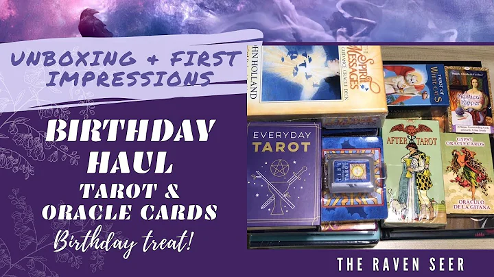 UNBOXING: TAROT + ORACLE CARDS - #Birthday​ Haul: Llewellyn, HayHouse, Shuffled Ink and Amazon!🎁🎉