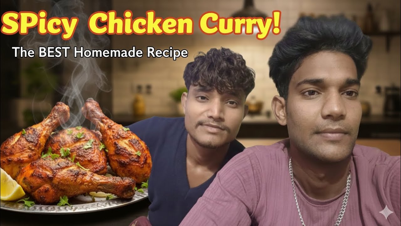 Spicy chicken curry the best homemade recipe 😘😘