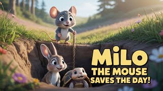 Milo the Brave Mouse| A Heartwarming Kids Story About Courage and Friendship | Bedtime Story