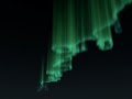 Aurora borealis volume light 3d quick animation.
