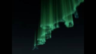 Aurora borealis volume light 3d quick animation.