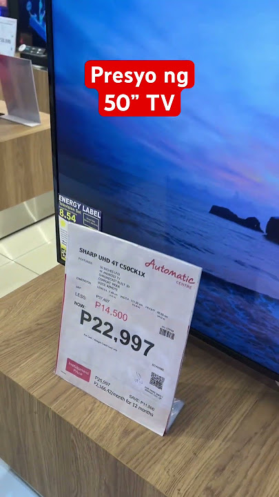 Presyo ng 50” TV
