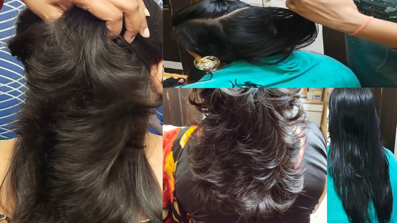 different section divide steps cutting for short and thik hairs