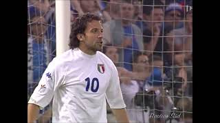 Del Piero could have changed the result of the Euro 2000 final