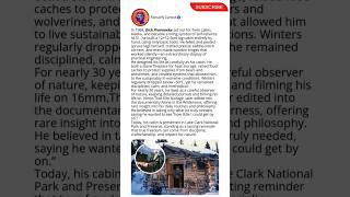 he built a cabin by hand and lived alone for 30 years