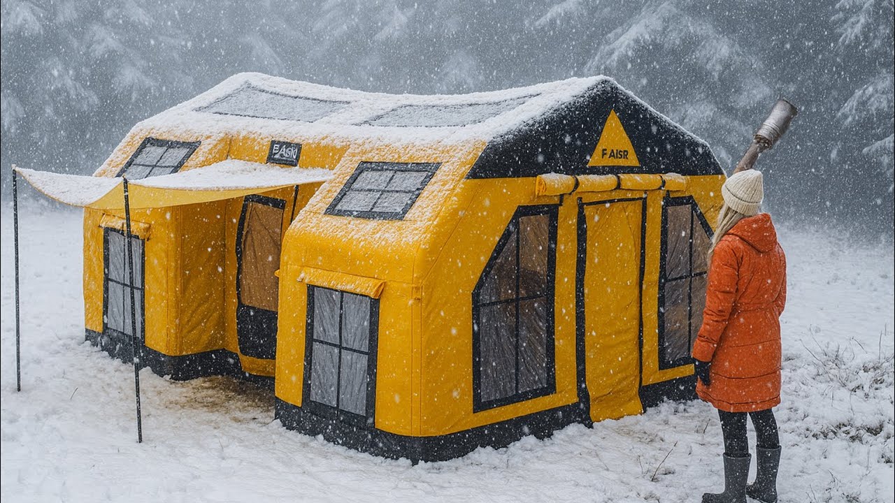 ПЕРВЫЙ СНЕЖНЫЙ ЛАГЕРЬ СЕЗОНА ❄️