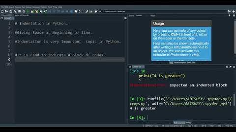Python Tutorial Basic Video-4(Indentation in Python)