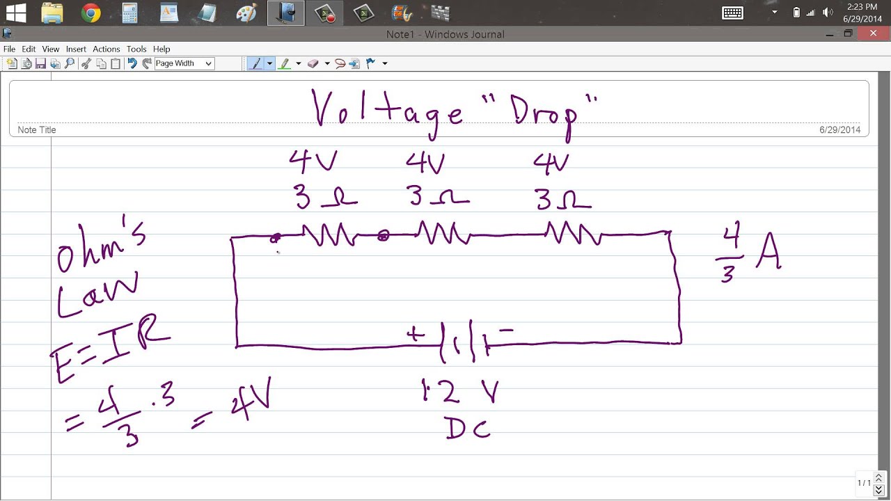 voltage drop