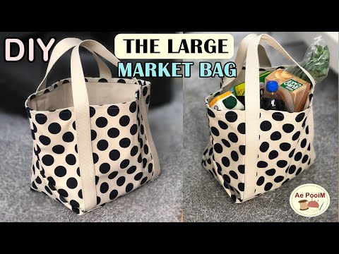The Large Market Tote Bag, Very easy making 