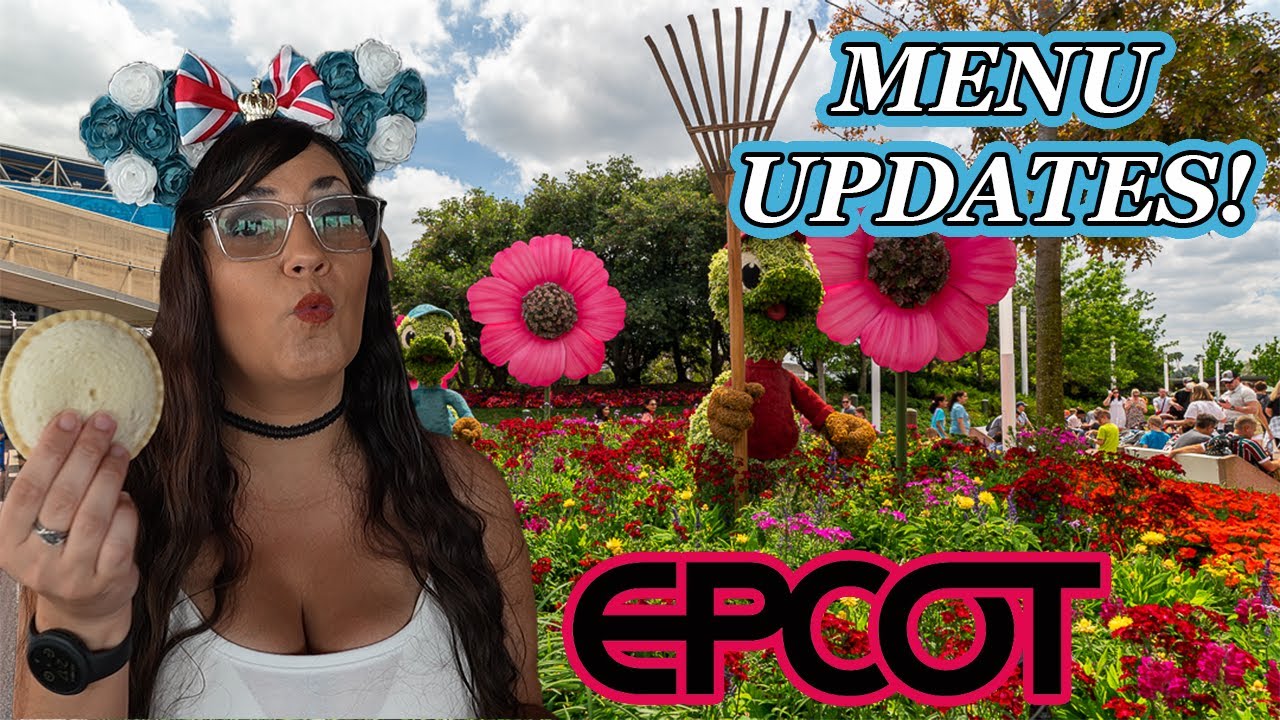 April MENU UPDATES 🏵 EPCOT Flower and Garden festival 2024 - YouTube