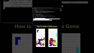 How to make a Tetris game #codegames #codinggames #codingadventures #codeplay #tetris #kidscancode