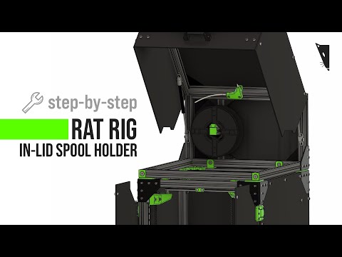 Rat Rig In-Lid Spool Holder - V-Core 3 | Step-by-Step Build Guide