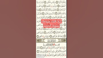سورة الحديد المقرئ الشيخ إسلام صبحي