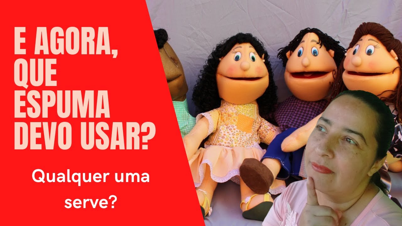 Qual é a espuma certa para fazer fantoches? Saiba escolher