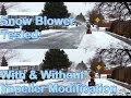 TEST snow blower Impeller Modification with and without