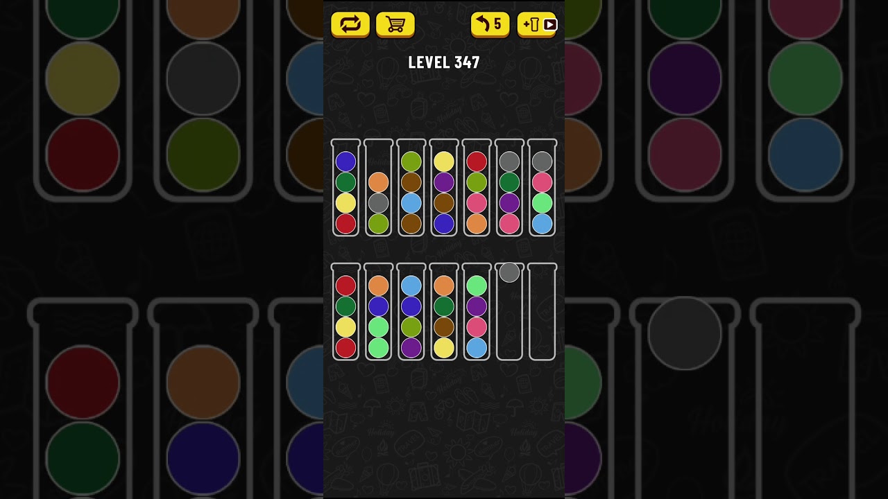 Ball Sort Puzzle - level 347 - YouTube