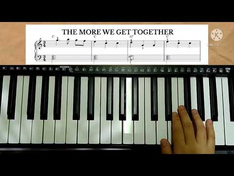 Keyboard G.5 Song THE MORE WE GET TOGETHER