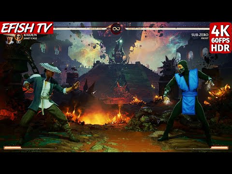 Raiden vs MK95 Sub-Zero (Hardest AI) - Mortal Kombat 1