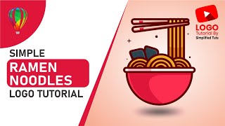 Ramen Noodle Logo Design Tutorial | Coreldraw Tutorial | Simplified Tuts