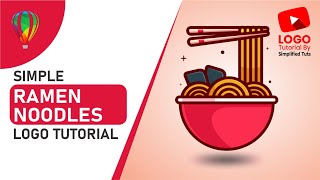 Ramen Noodle Logo Design Tutorial | Coreldraw Tutorial | Simplified Tuts screenshot 4