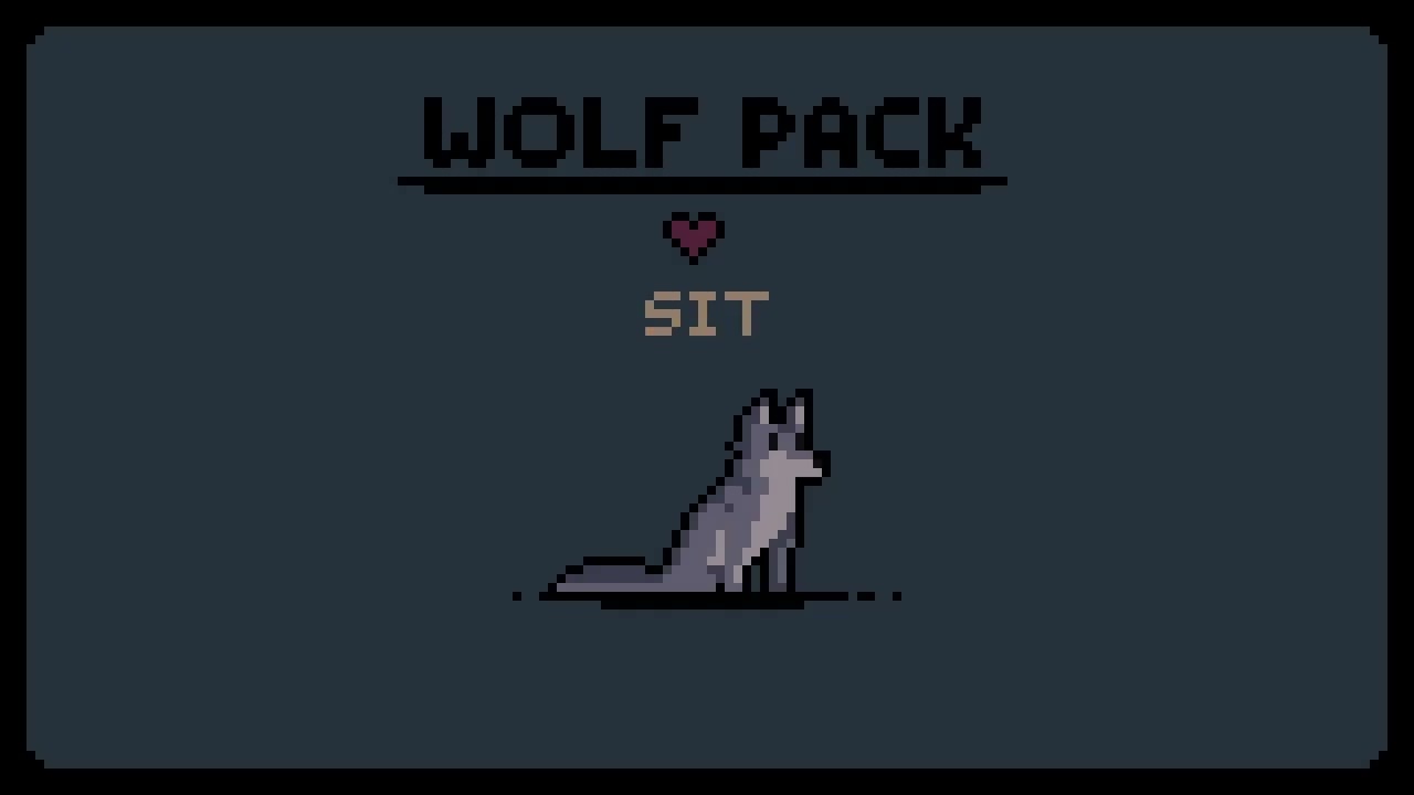 WOLFPACK: Pixel-art wolf sprite pack