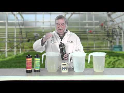 Adjusting pH for plant growth using Ionic Grow and Europonic pH Lower and Europonic pH Raise