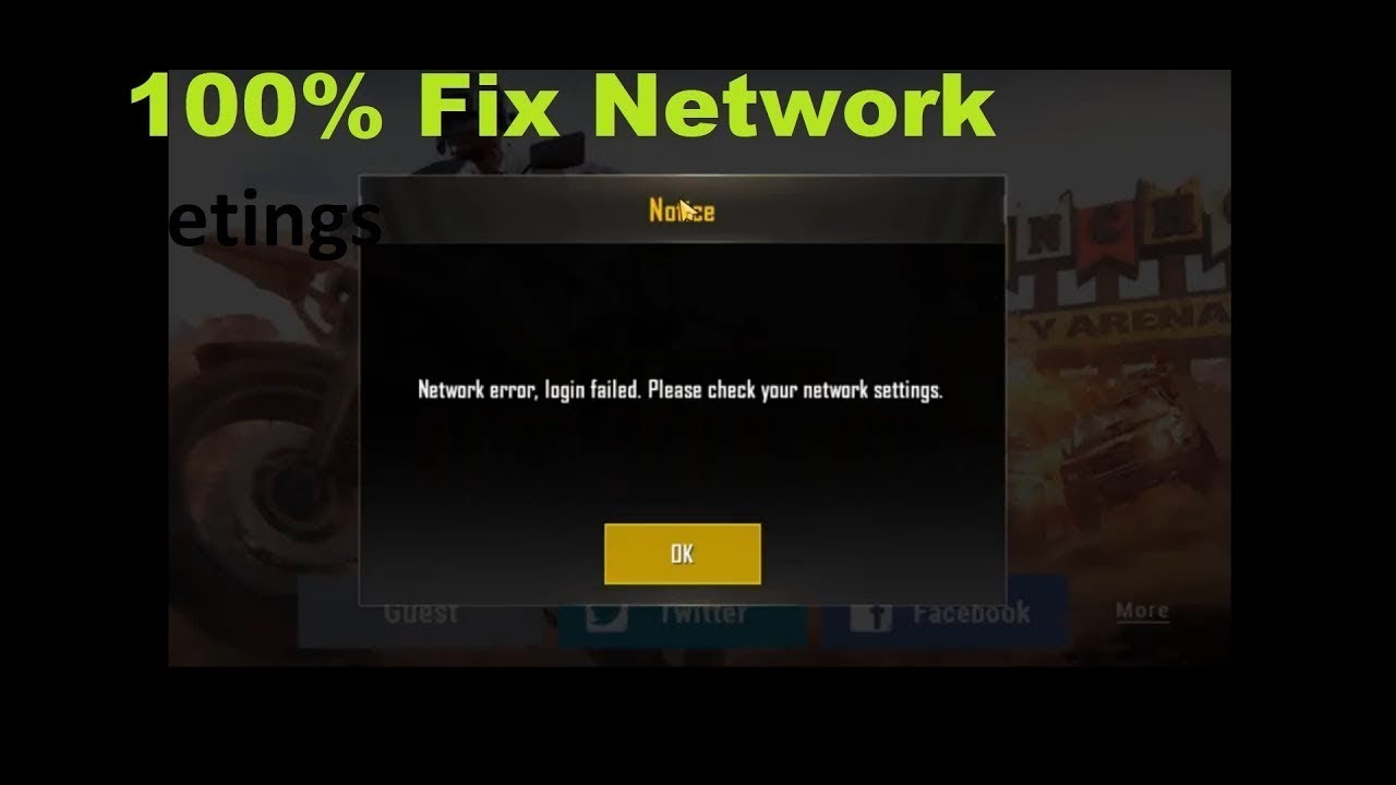 How To Fix Tecent Gaming Buddy PUBG Network Error 100% All Methods -  YouTube || - 