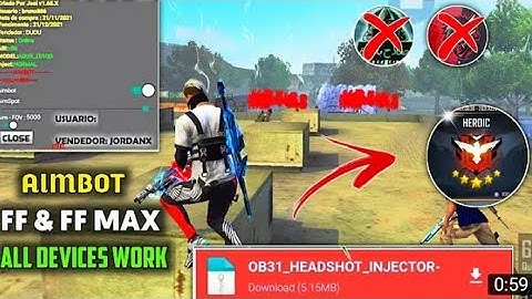 ffh4x Auto Headshot Hack !! New Injector FF || Free Fire New Esp Mod Menu Injector Hack #OB33