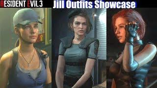 RE3 Remake Jill Outfits Showcase - Resident Evil 3 Remake Demo