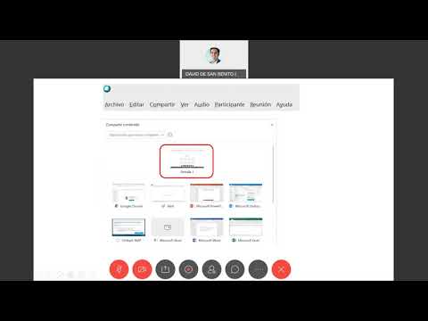 Video: ¿Puede el participante compartir la pantalla en webex?