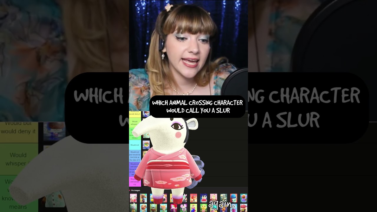 Full Sketch: TIER LIST - WHICH ANIMAL CROSSING CHARACTER WOULD CALL YOU A "%^#@*(!*#@"