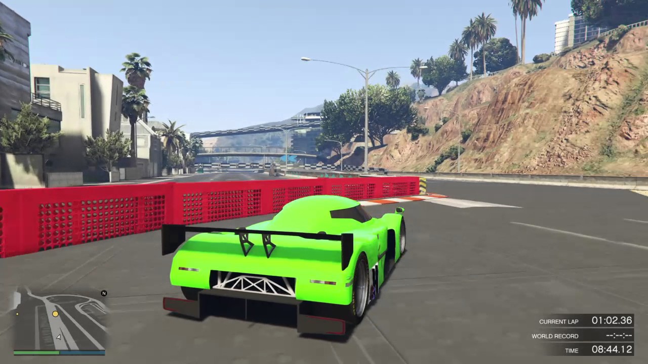 Gta 5 Race Track Testing - RE7B - YouTube