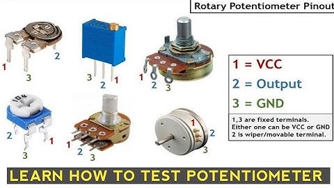 how to test potentiometer | tutorial