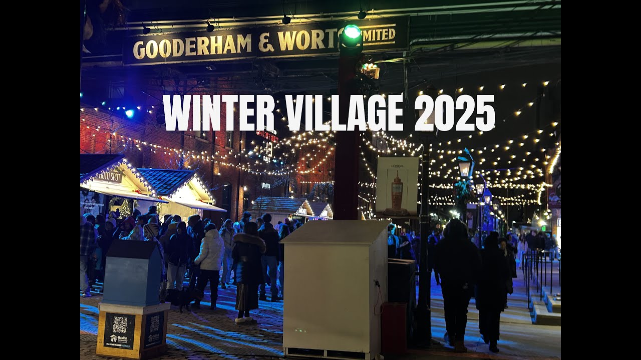 Toronto Christmas Market (Winter Village) 2025 | December Walk|