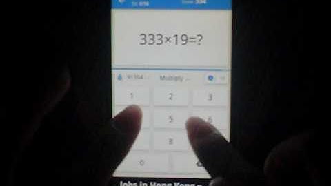 Math Tricks - Single game - To the bitter end - level 34 (Number Keyboard)