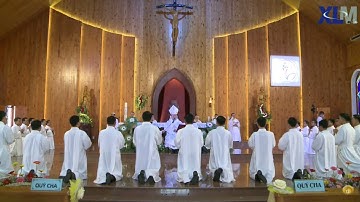 Đức cha Gioan Đỗ Văn Ngân huấn dụ 32 tiến chức Phó tế | Ngày Lễ Truyền Chức Phó Tế