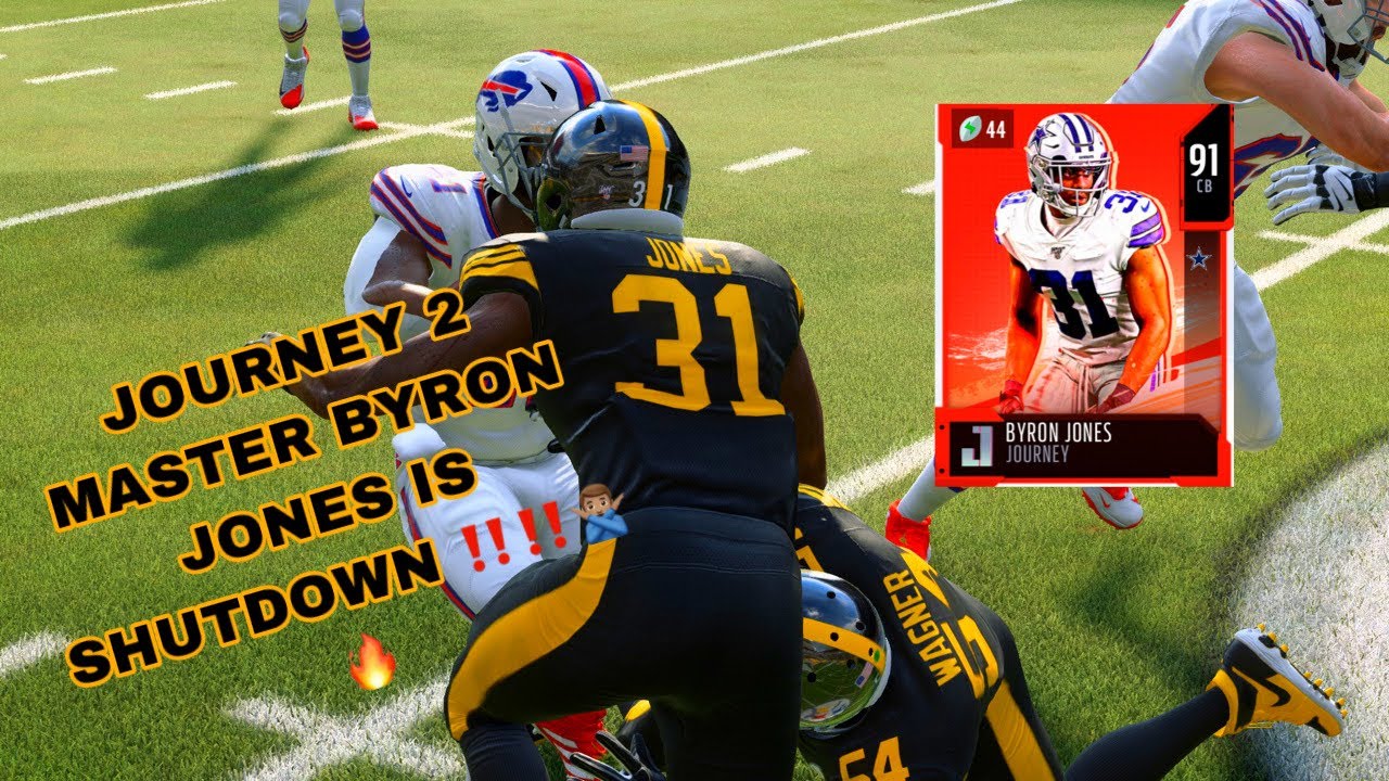 JOURNEY 2 MASTER BYRON JONES  MADDEN 20 GAMEPLAY