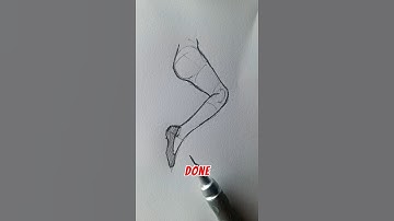 Drawing Legs: 2020 vs 2025 (Glow Up) ✨ #art #shorts #foryou #tutorial #satisfying #howto #legs #draw