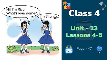 Class 4 English | Unit 23 | Lessons 4-5 | Write well 1