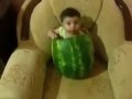 Baby eating watermelonflv  youtubeflv