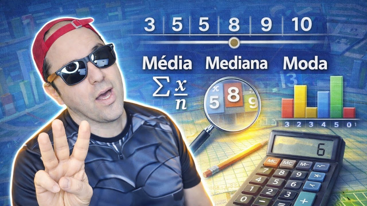 Teste Seu Cérebro! 🧠 Desafio de Matemática:  Media, mediana e moda.  ENEM 2026
